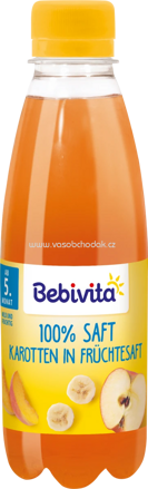 Bebivita Saft 100% Karotten in Früchtesaft, ab 5. Monat, 500 ml