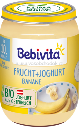 Bebivita Frucht & Joghurt Banane, ab dem 10. Monat, 190g