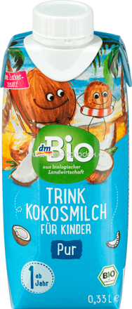 dmBio Trink Kokosmilch für Kinder, Natur, ab 12. Monat, 330 ml