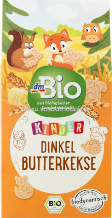 dmBio Kinder Dinkel Butterkekse, ab 3 Jahren, 125g