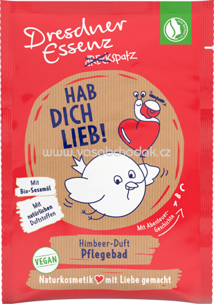 Dresdner Essenz Badezusatz Dreckspatz Pulverbad Hab dich lieb!, 50g
