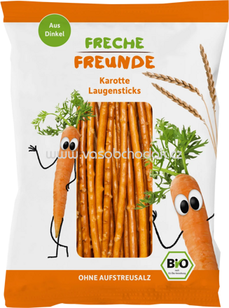 Freche Freunde Karotte Laugensticks, 75g