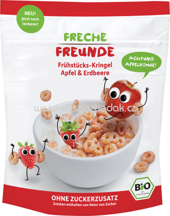 Freche Freunde Frühstücks-Kringel Apfel & Erdbeere, ab 12. Monat, 125g