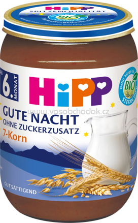 Hipp Gute Nacht 7-Korn, ab 6. Monat, 190g