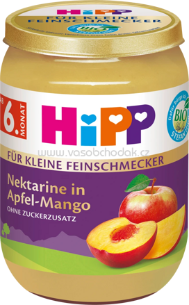 Hipp Für kleine Feinschmecker Nektarine in Apfel-Mango, ab 6. Monat, 190g