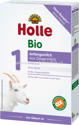 Holle baby food Bio Anfangsmilch 1 auf Ziegenmilchbasis, von Geburt an, 400g