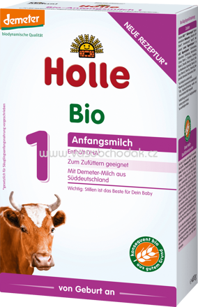 Holle baby food Bio Anfangsmilch 1, von Geburt an, 400g
