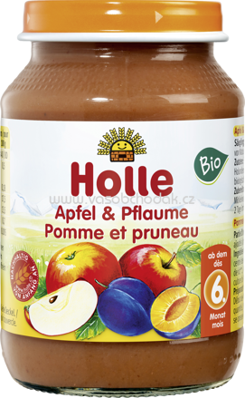 Holle baby food Apfel & Pflaume, ab 6. Monat, 190g