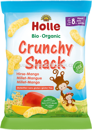 Holle baby food Crunchy Snack Hirse-Mango, ab 8. Monat, 25g
