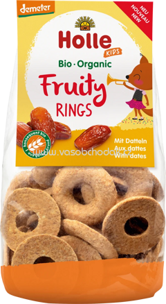 Holle baby food Fruity Rings mit Datteln, ab 3 Jahren, 125g
