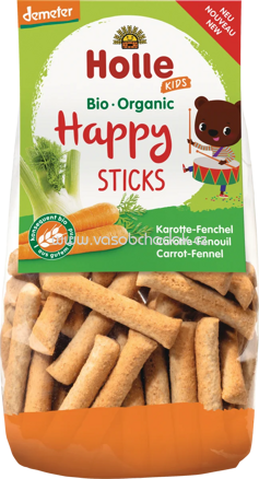 Holle baby food Karotte Fenchel Happy Sticks, ab 3 Jahren, 100g