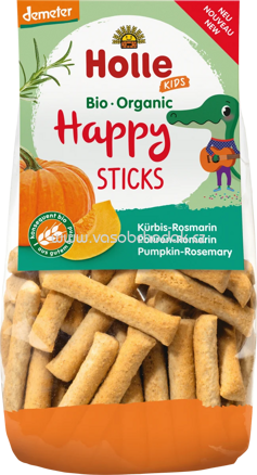 Holle baby food Kürbis Rosmarin Happy Sticks, ab 3 Jahren, 100g