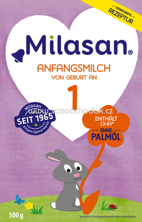 Milasan Anfangsmilch 1, von Geburt an, 500g