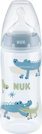 Nuk Babyflasche First Choice Temp.Control Krokodil, Gr.2, 6-18 Monate, 300 ml, 1 St