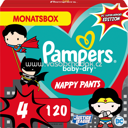 Pampers Baby Pants Baby Dry Gr.4, 9-15 kg, 120 St