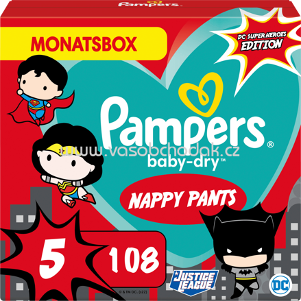 Pampers Baby Pants Baby Dry Gr.5, 12-17 kg, 108 St