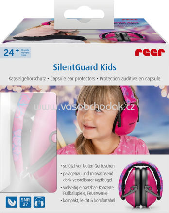 Reer Gehörschutz für Kinder Silent Guard rosa, 1 St