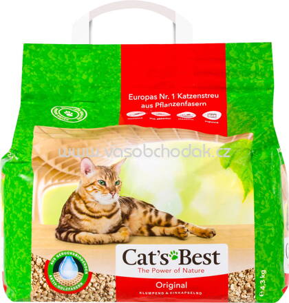 Cat's Best Öko Plus Katzenstreu Original, 10 kg