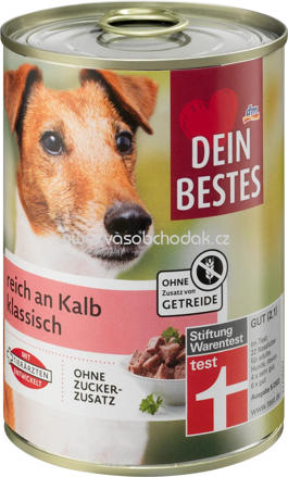 Dein Bestes Nassfutter Hund reich an Kalb klassisch, 400g