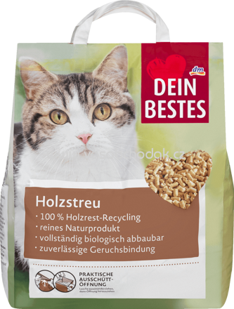 Dein Bestes Katzenstreu, Holzstreu, 10 l
