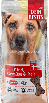 Dein Bestes Trockenfutter für Hunde mit Rind, Gemüse & Reis, 3 kg
