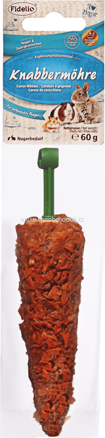 FIDELIO Snack für Nager, Knabbermöhre, 60g