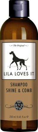 LILA LOVES IT Shampoo Shine & Comb für Hunde, 250 ml - ONL