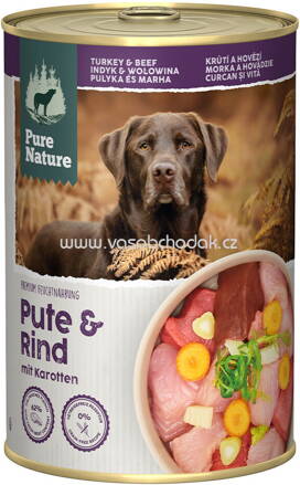 Pure Nature Hunde Nassfutter Adult Pure & Rind, 400g