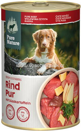 Pure Nature Hunde Nassfutter Adult Rind Pur, 400g