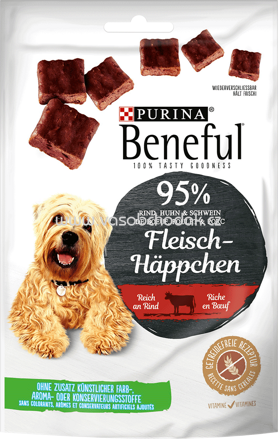 Purina Beneful Fleischhäppchen Rind, 70g