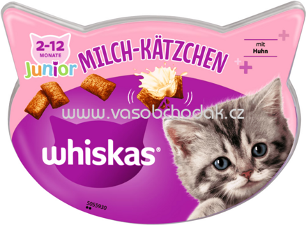 Whiskas Knuspertaschen Junior Milch Kätzchen, 55g