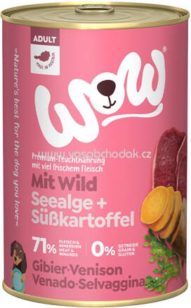 Wow Adult mit Wild, Seealge und Süßkartoffel, 400g