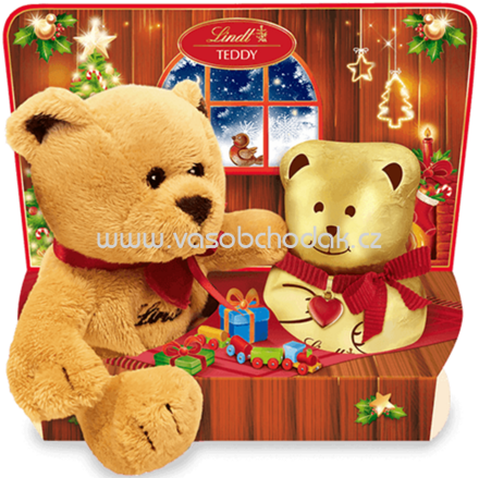 Lindt Teddy mit Plüschfigur, 100g