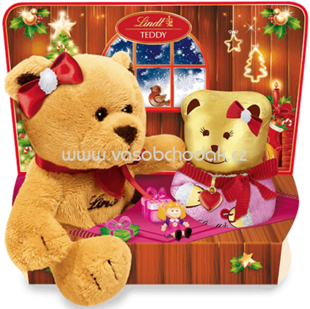 Lindt Teddy mit Plüschfigur Mädchen, 100g