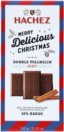 Hachez Dunkle Vollmilch Zimt, 100g