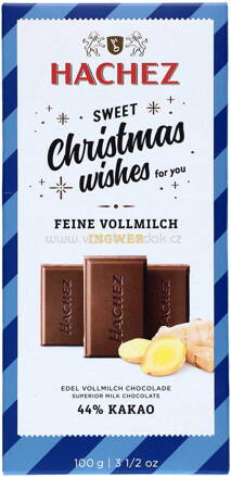 Hachez Feine Vollmilch Ingwer, 100g