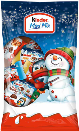 Kinder Mini Mix Beutel Schneemann, 54g