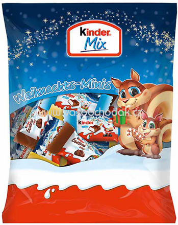 Kinder Mix Weihnachts-Minis Eichhörnchen, 153g