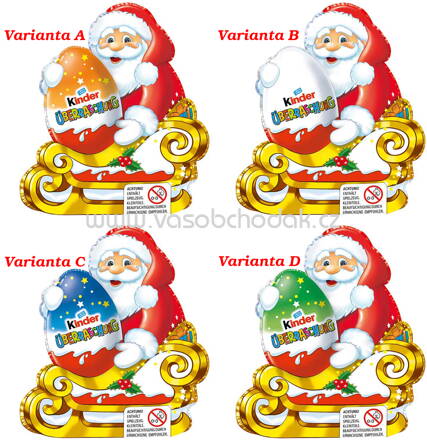 Kinder Weihnachtsmann mit Überraschung, 75g