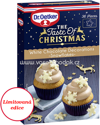 Dr.Oetker White Chocolate Decorations Snowflakes, 38g