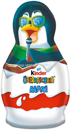 Kinder Schokolade große Figur mit Überraschung, 140g (tučňák-zpěvák)