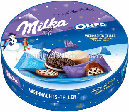 Milka & Oreo Weihnachts-Teller, 198g