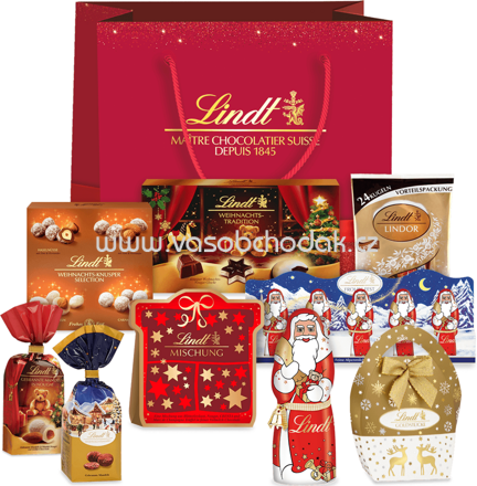 Lindt Favoriten Weihnachtsgeschenkset, 1,123 kg