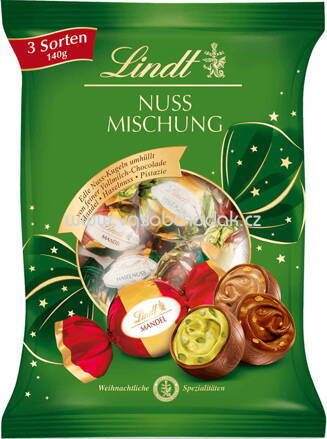 Lindt Nuss-Kugeln Mischung, 140g