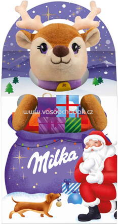 Milka Magic Mix Plüschtier Rentier, 96g