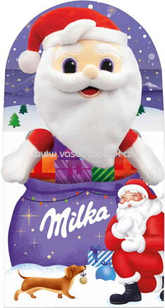 Milka Magic Mix Plüschtier Weihnachtsmann, 96g
