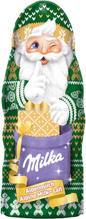 Milka Weihnachtsmann Alpenmilch Design Edition (zelená), 45g