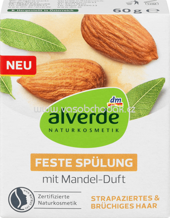 Alverde NATURKOSMETIK Feste Spülung mit Mandel-Duft, 60g