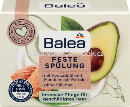 Balea Feste Spülung Avocado Mandelmilch, 60g