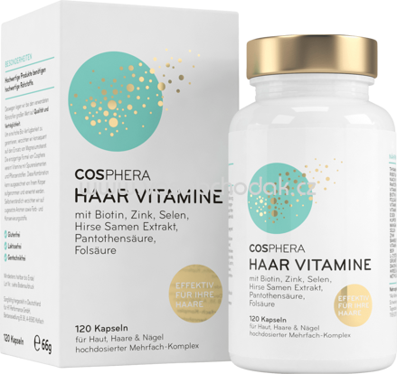 Cosphera Haar Vitamine Kapseln, 120 St, 68g